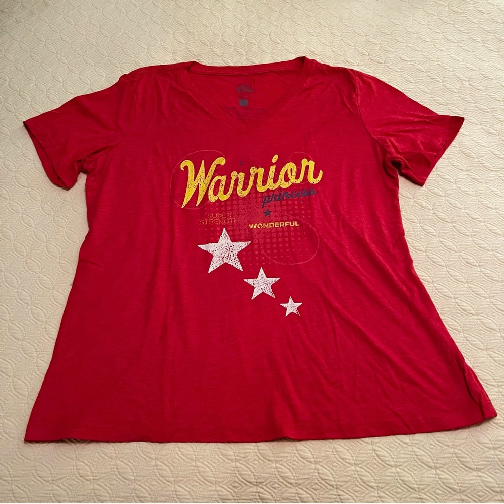 Raw Threads Wonder Woman Warrior Princess Loose Fit Running Shirt (size Large)
